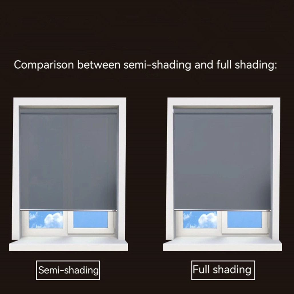 Hot-Selling Upgraded Curtains Blinds 100% Blackout Waterproof Elegant Roller Plain Living Room/ Bedroom/ Office