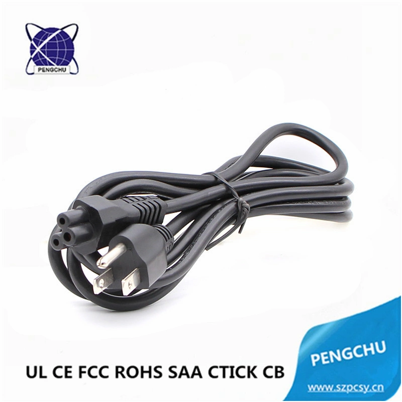 3 Pin US Power Cord extension power cable for Laptop