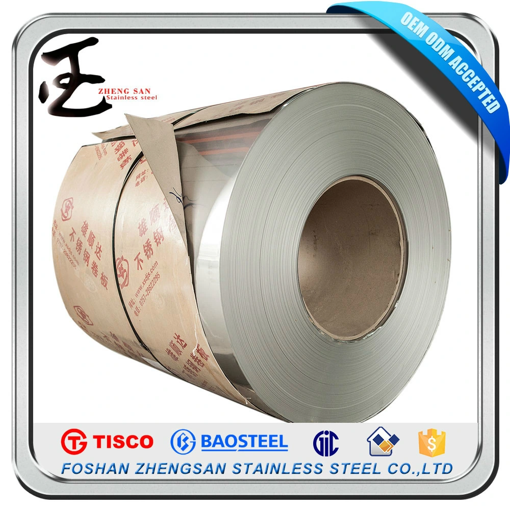 Competitive Price Cold Rolled Grade 304 316L 201 Stainless Steel Coil in Half Copper Ddq