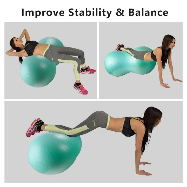 Gym Equipment PVC Hot Sale Peanut Ball Labor Therapy Core Strength Fitness