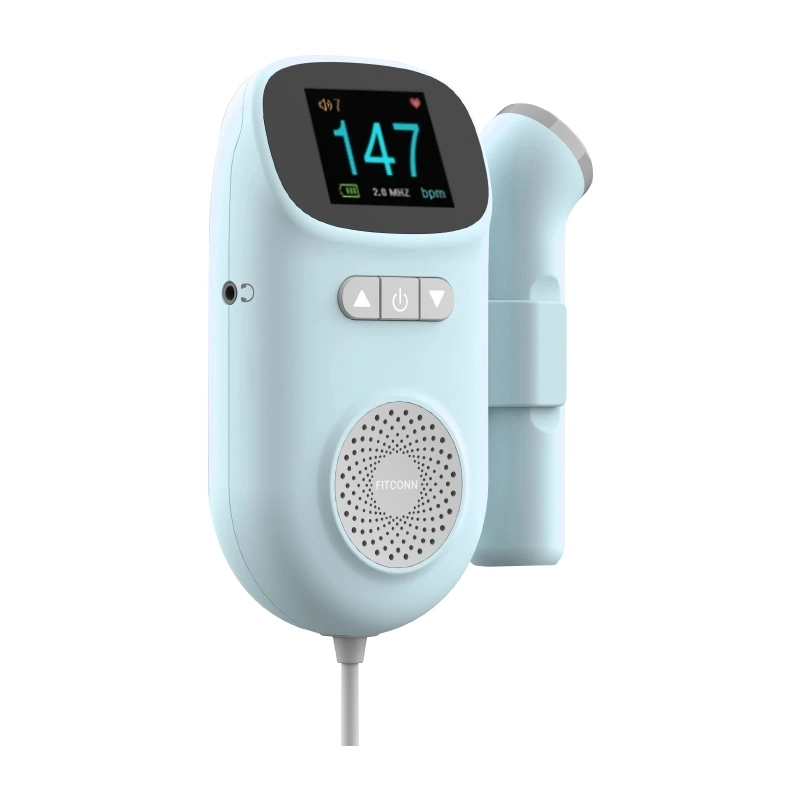 Digital Medical Portable Ultrasonic Baby Heart Sound Detector Fetal Doppler