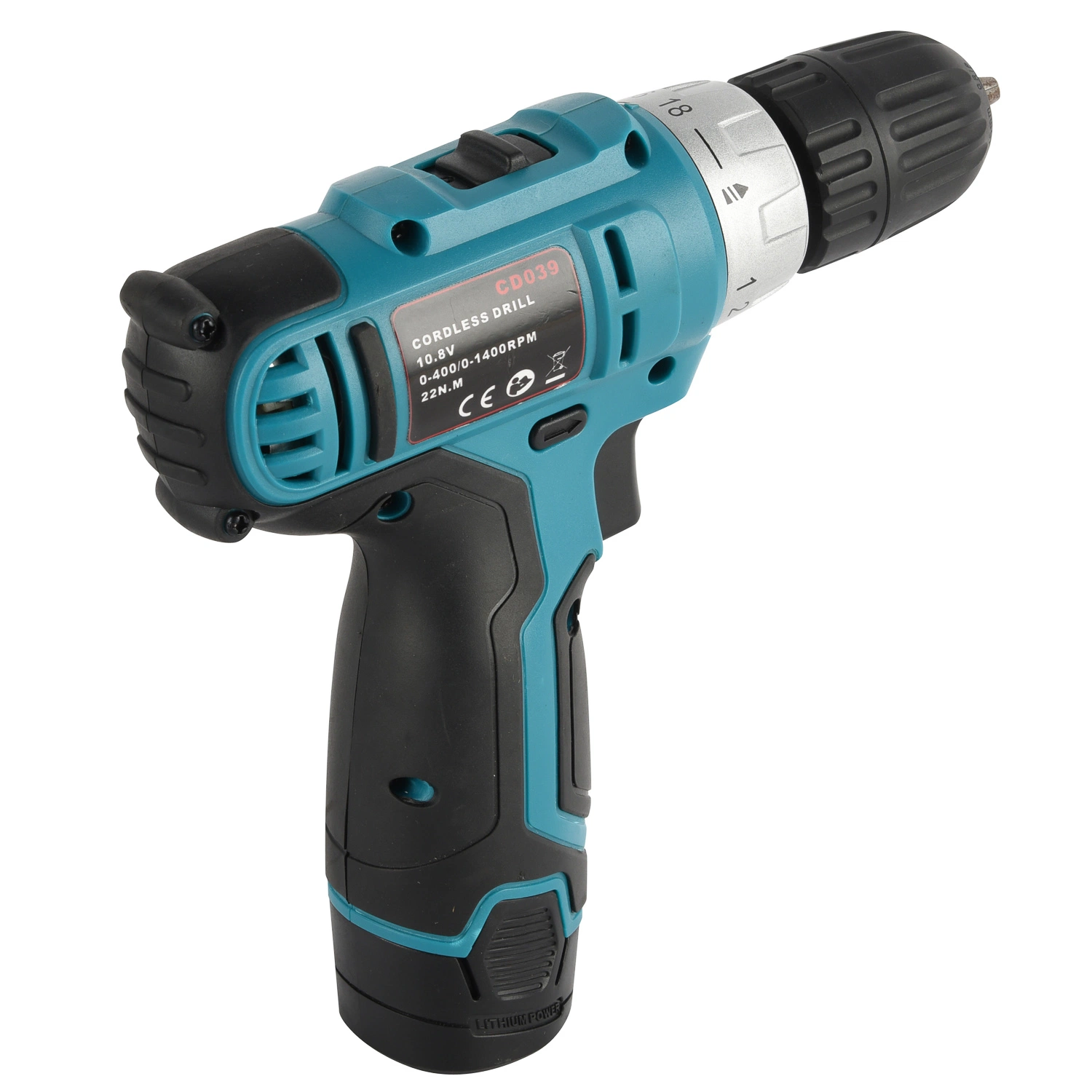 Power Drill Electric Driver 10.8V Rechargeable Li-ion Battery Cordless Drill with Variable Speed