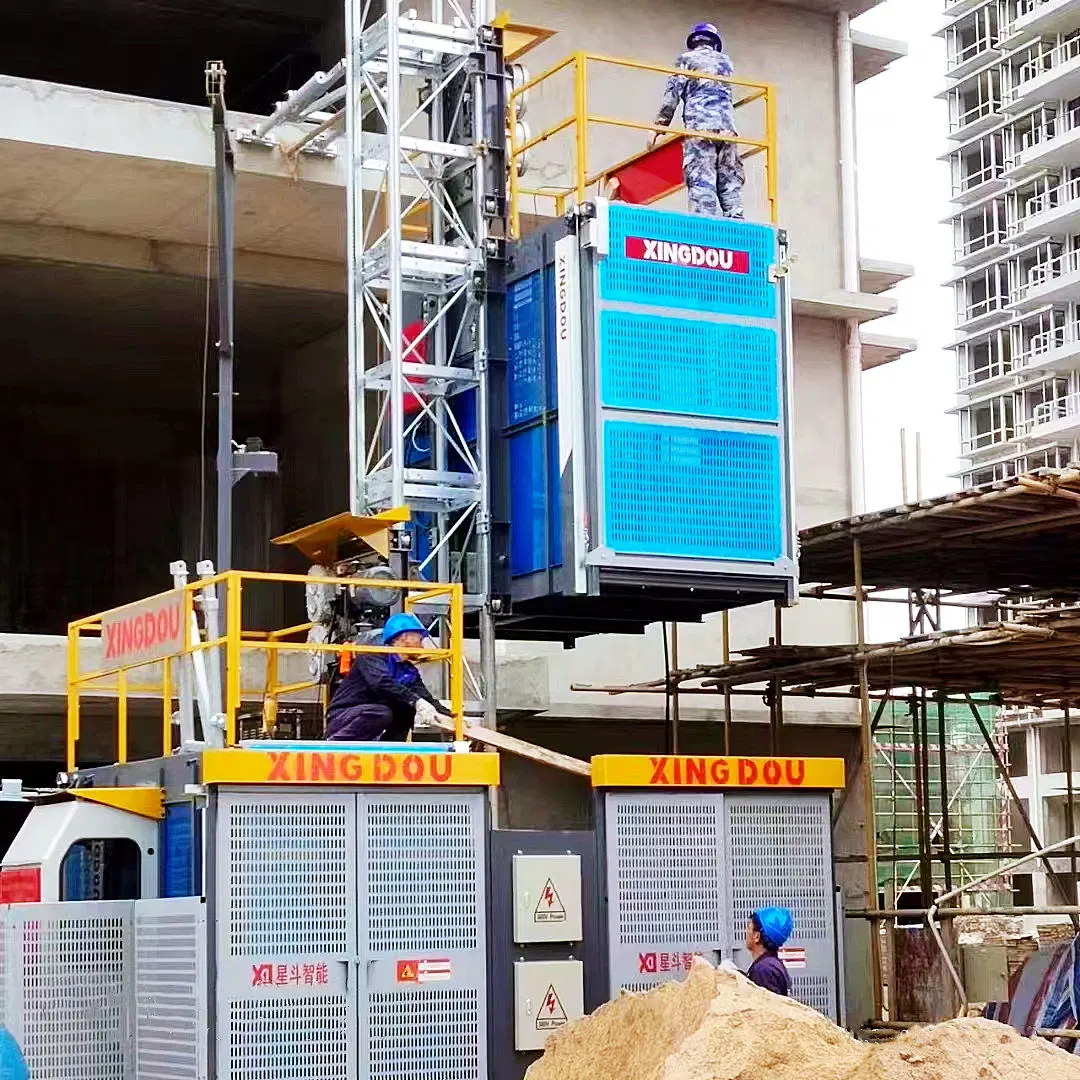 Preço de elevador de construção de guindaste de equipamento de elevação de construção por atacado para passageiros/materiais.