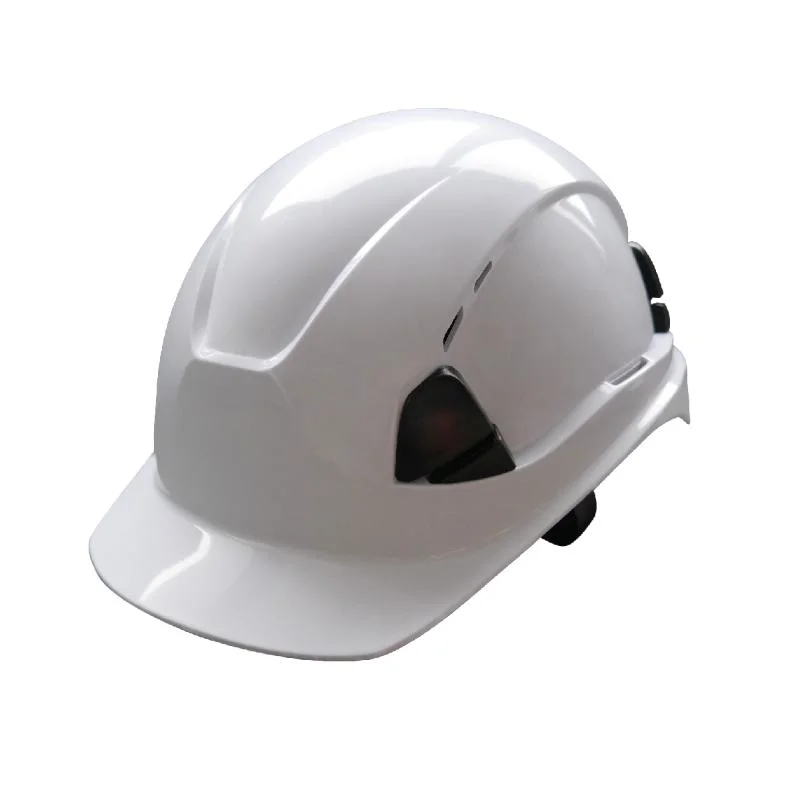 ABS Material Half-Brim Ratchet Suspension Hard Hats Safety Helmet
