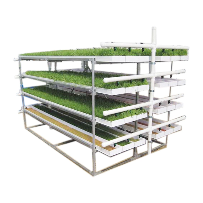 Новый Ферма NFT Microgreen Комплект для выращивания седера Hydroponic внутри помещений Вертикальная Система стоек Grass Microgreen для продажи