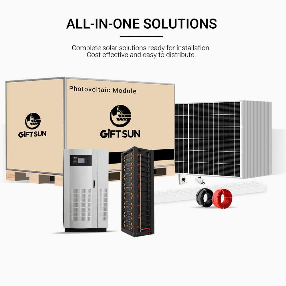 Promoção quente fora do sistema Solar Grid completo, 50 kw 60 kW 70 kw 80 kW 100 kw Personalizar bateria de lítio para casa