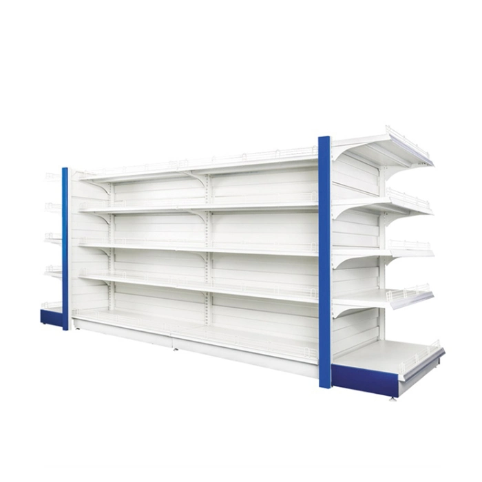 Brand New Wood Gondola Supermarket Steel Shelf with Great Price