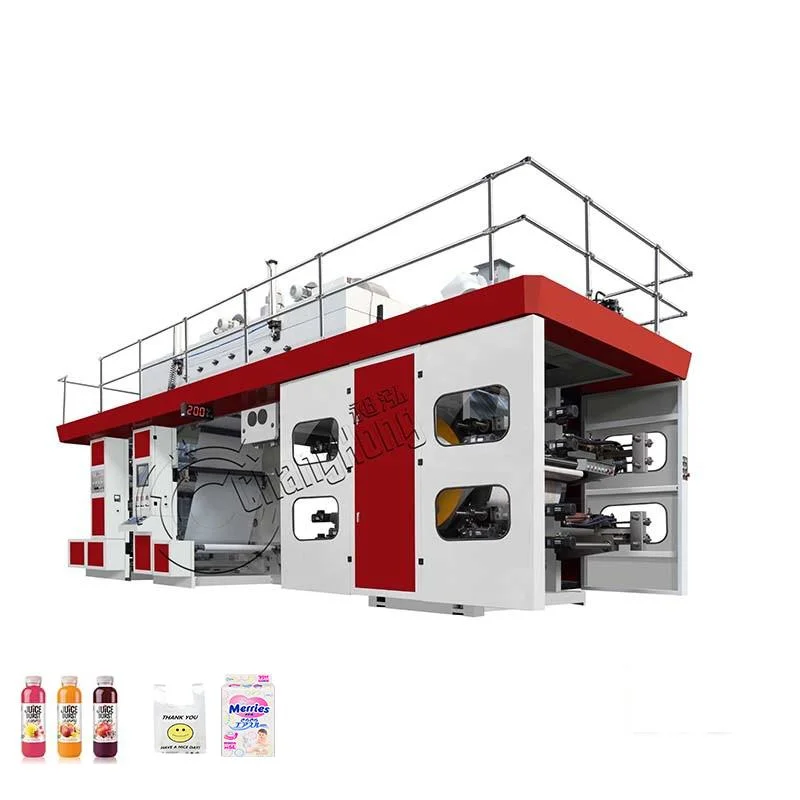 High Speed 4 Color Central Drum Ci Plastic Flexo Printing Machine Manufacturers