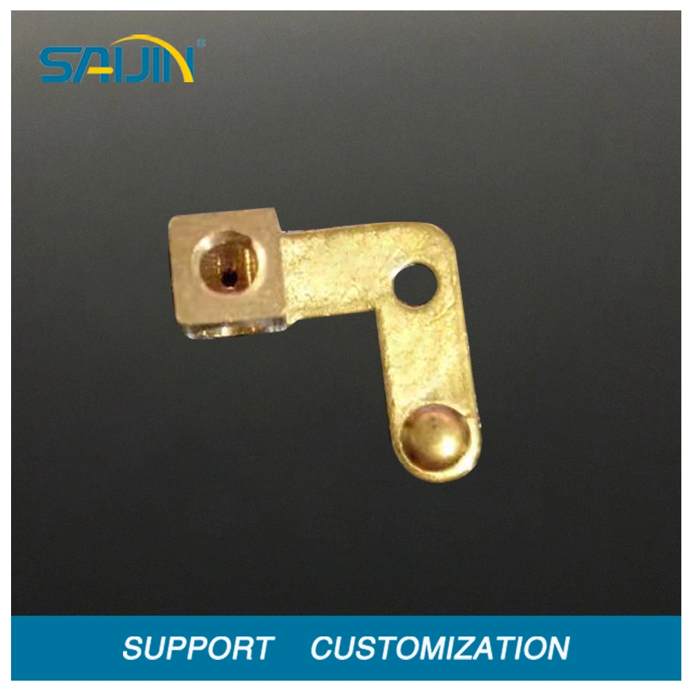 Electrical Switch Contact Silver Inlay Part Brass Copper Bimetal Terminal Part Contact Metal Socket Stamping Contact