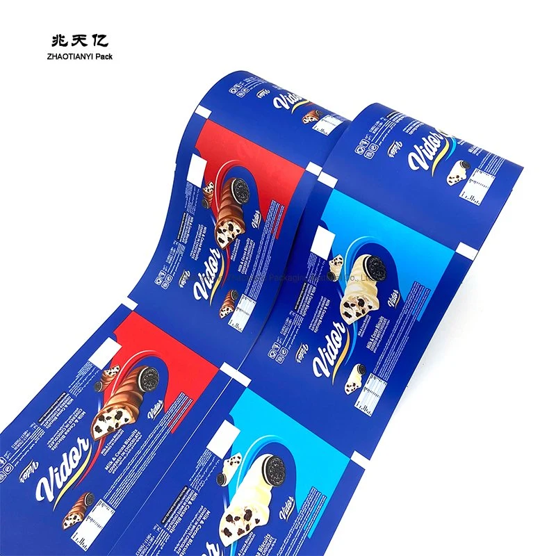 Heat Sealing Automatic Packaging Film Roll Clear Plastic Food Packaging Film for Cookies/Candy