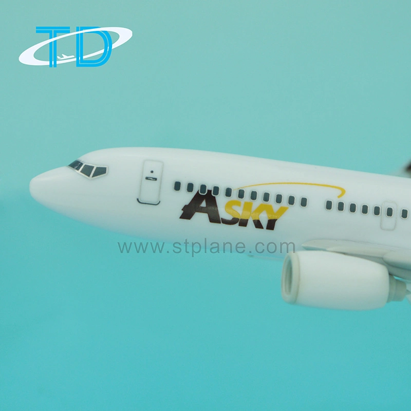 B737-700 Asky Livery 1/200 16cm Replicas Plastic Airplane Model