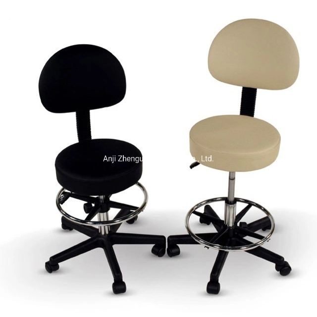 Master Chair Beauty Salon Furniture Saddle Stool Adjustable With Back Rest (ZG29-009)