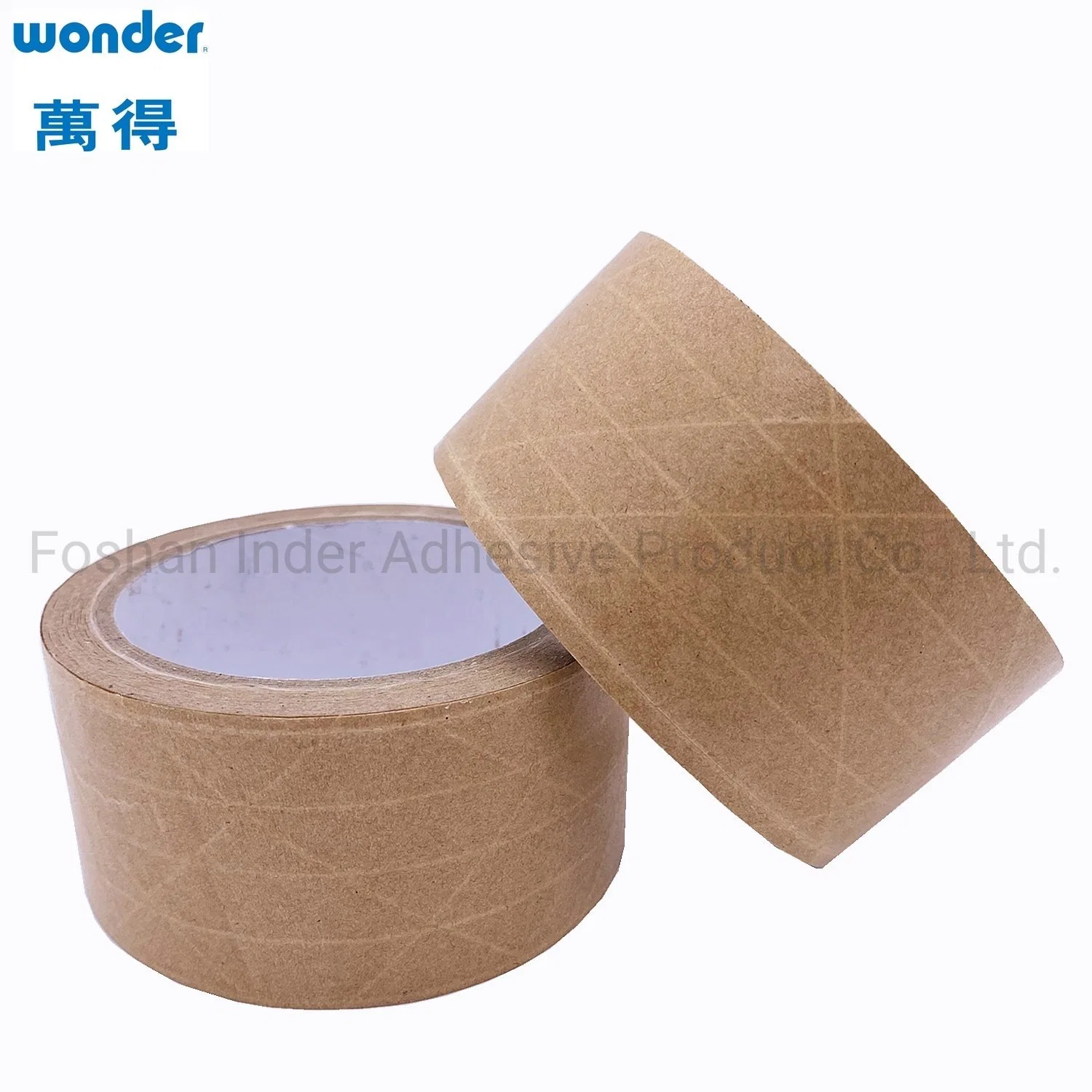 Wonder Brand Writable Self Adhesive Brown Kraft Paper Tape Coated with Rubber Glue