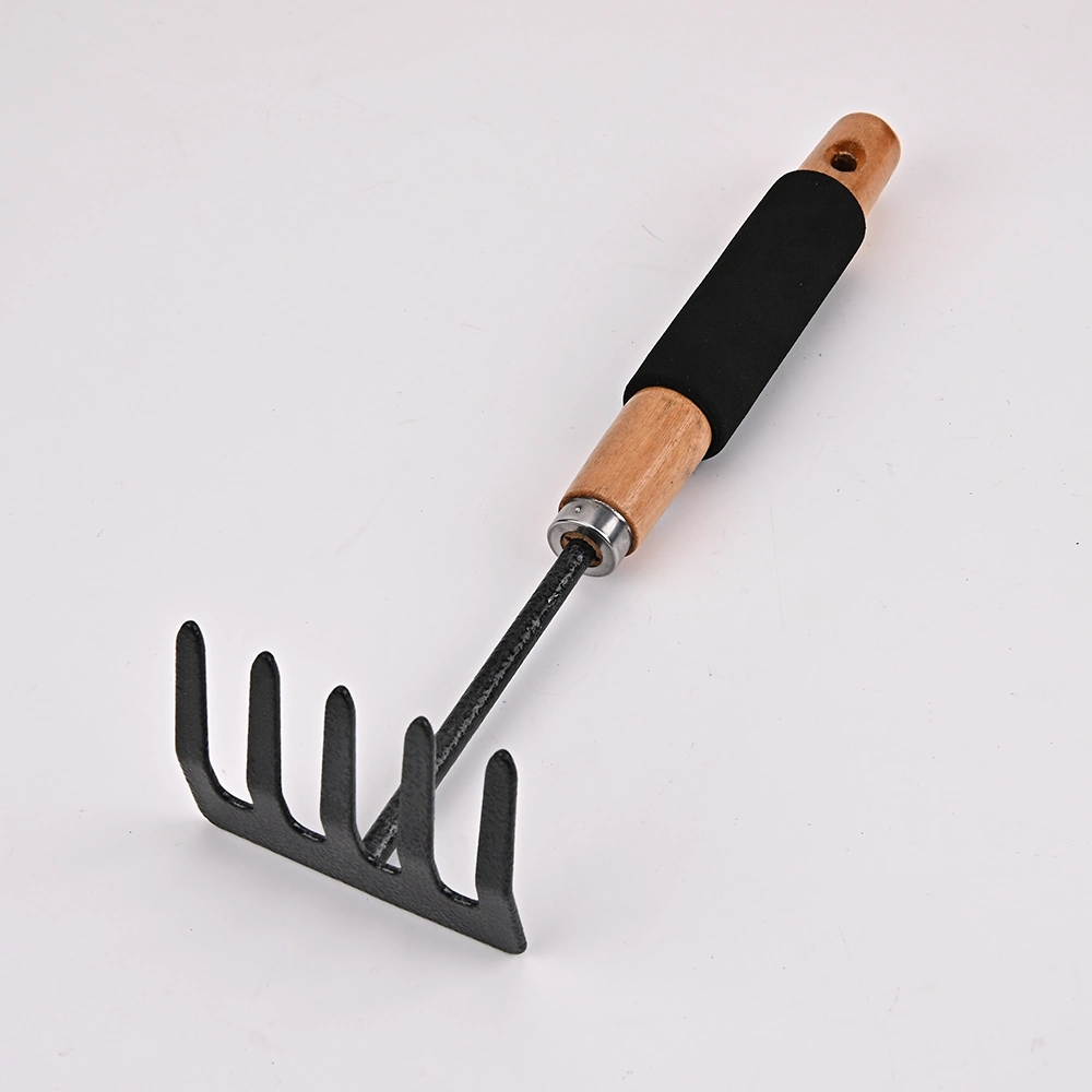 Carbon Steel Garden Tool Set 9PCS Plant Tools with Wooden Handle