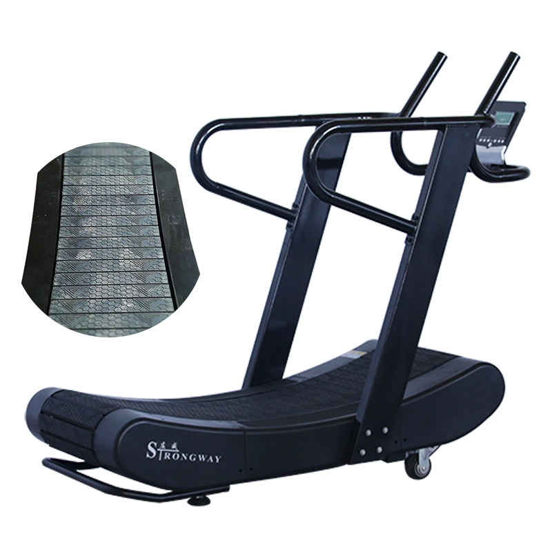 Hot Sales Gym Fitness Equipment Commercial Curve Treadmill with Resistance