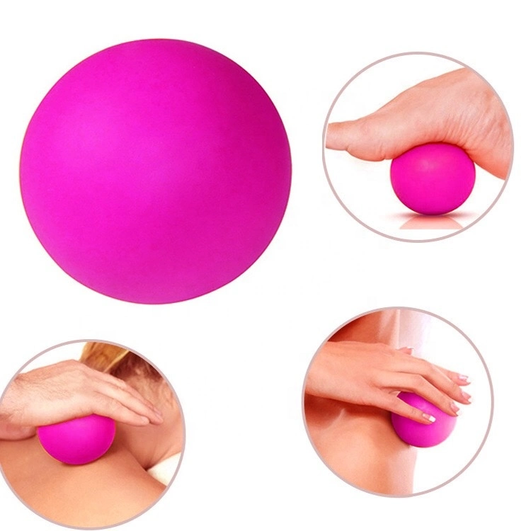 Sportartikel 6,3cm Colorfur Silikon Yoga Übung Massage Lacrosse Fitness Ball für Body Release