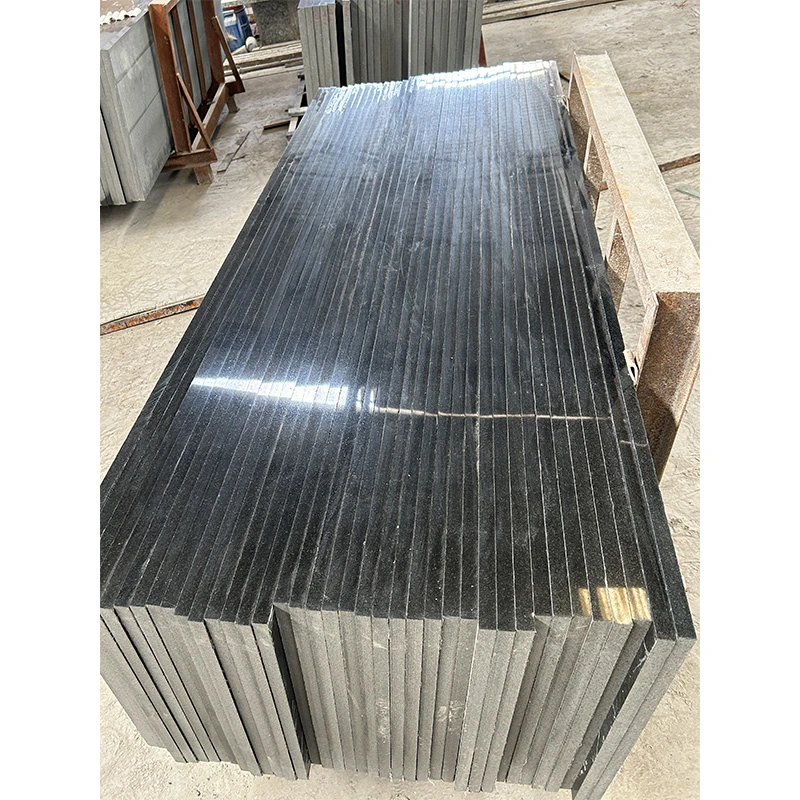 Durable India Black Granite Polished Stone Counter Top Price