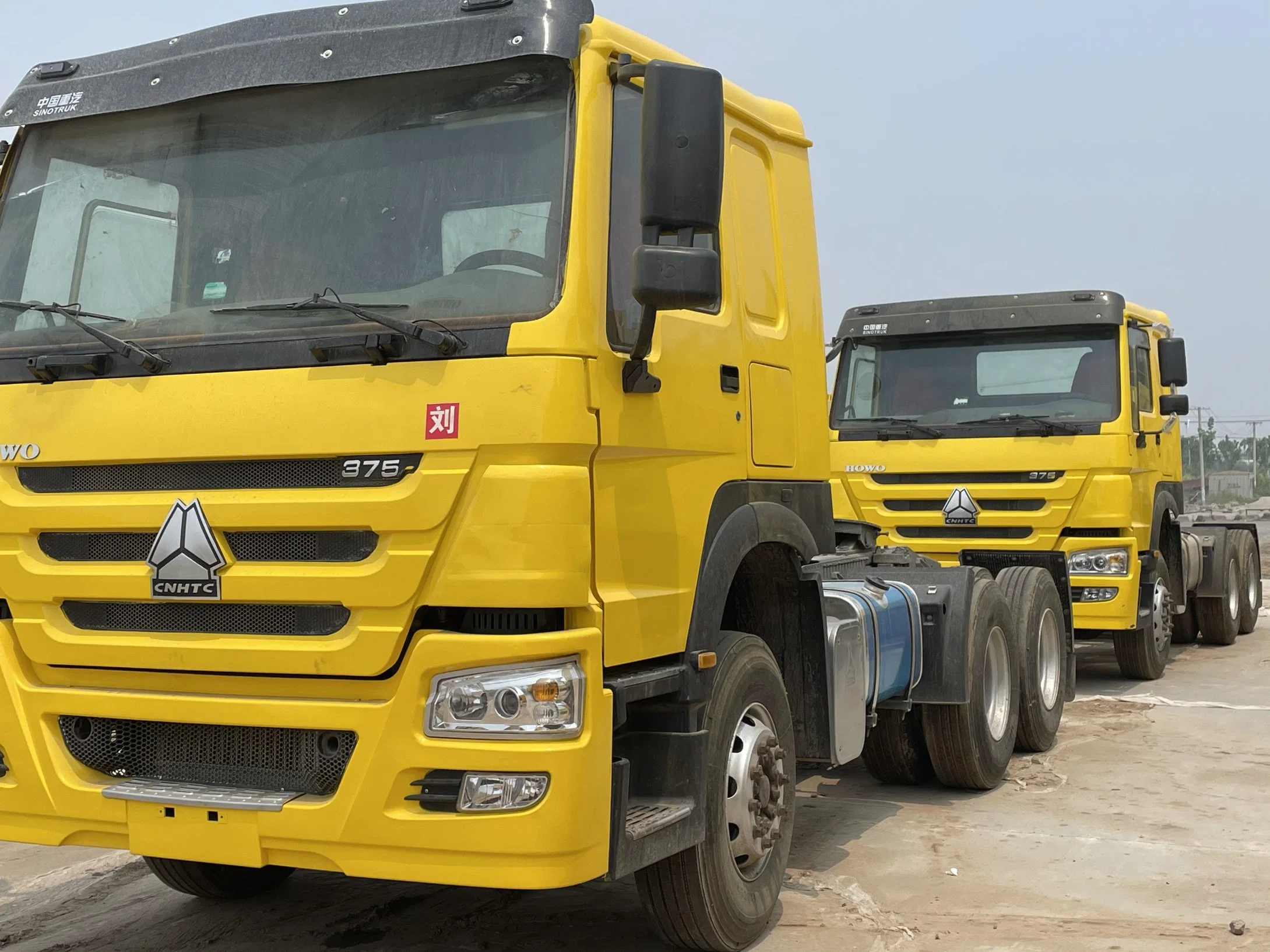 Conduite à droite 371 375 420 Tracteur de puissance de la tête Marque HOWO Sinotruk