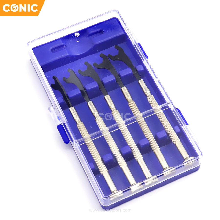 5PC Precision Spanner Wrench Set for Watch Repair