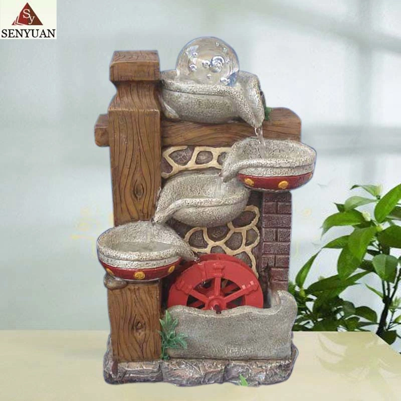 Polyresin Indoor Desktop Fountain Home Decoration