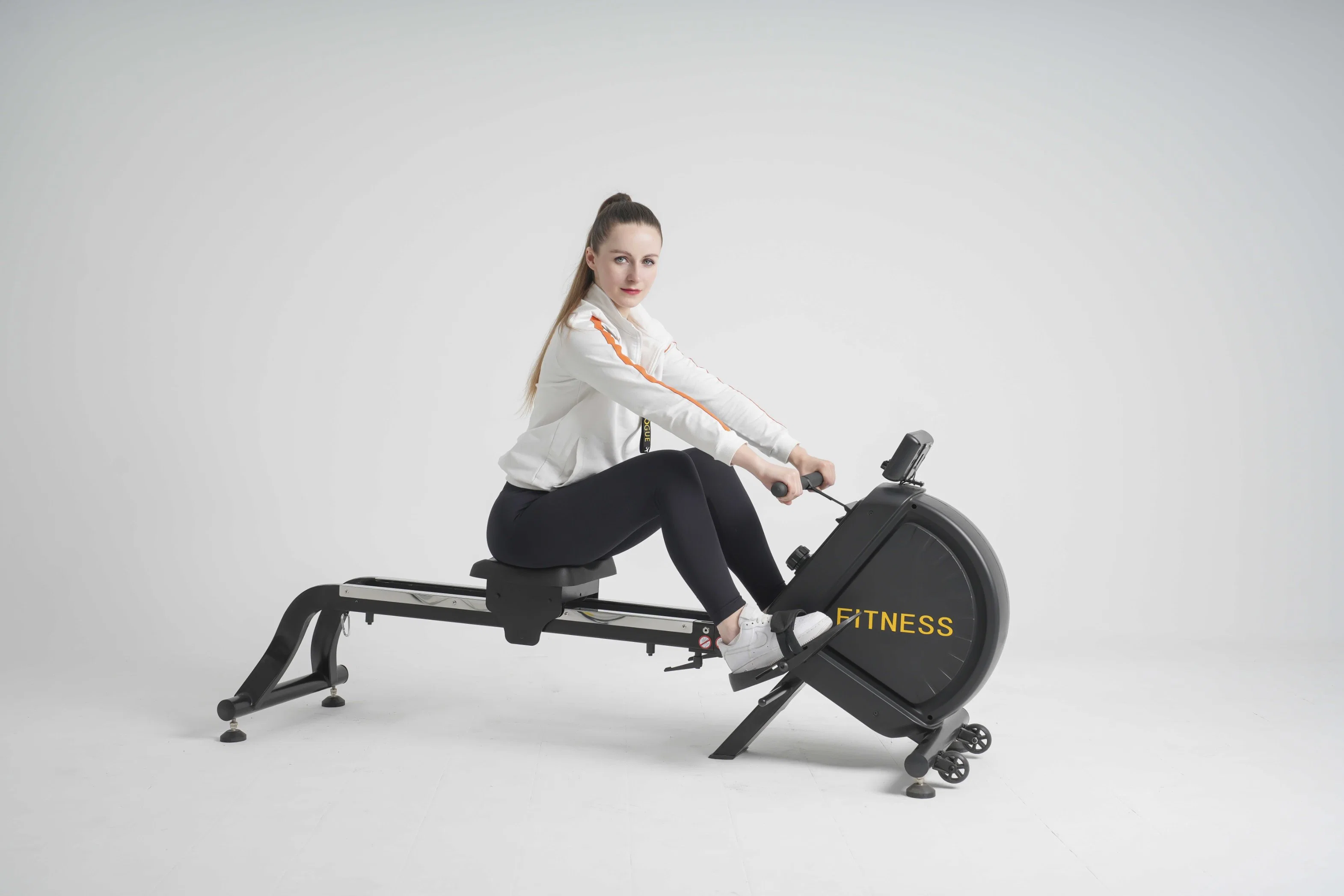 Équipement de fitness cardio à domicile, équipement de sport intérieur, machine à ramer magnétique assise.