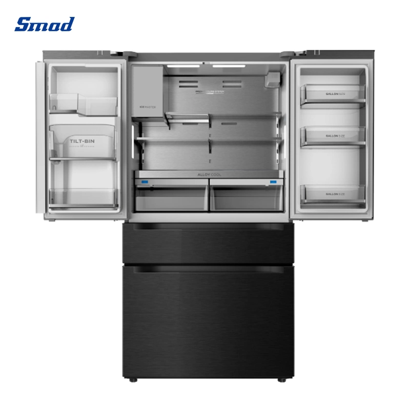 Smad OEM 21.6cuft Luxury Modern Electronic French Door Manufacturers Refrigerators