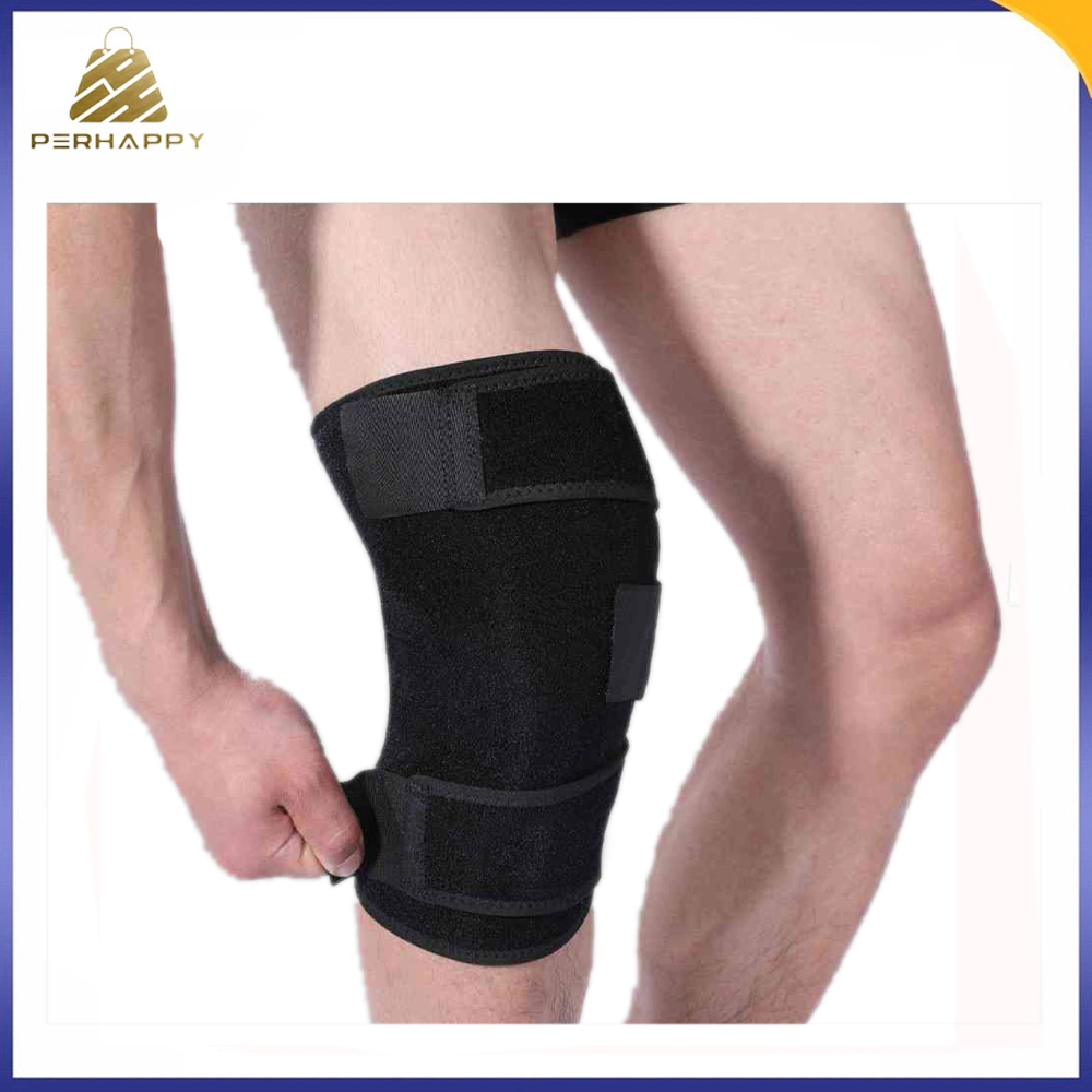 Breathable Sports Support Silicone Shock Absorbing Straps Pressurized Knee Pads