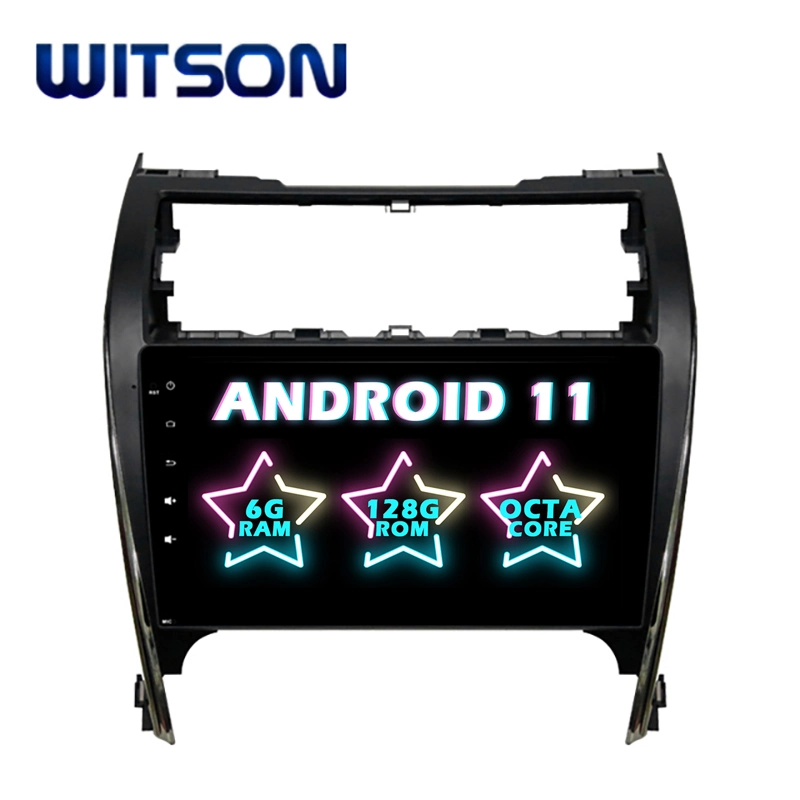Witson Android 11 Radio Reproductor multimedia para Toyota Camry 2012-2014 Estados Unidos y a mediados de este Versión 4GB de RAM 64 GB de memoria flash pantalla grande