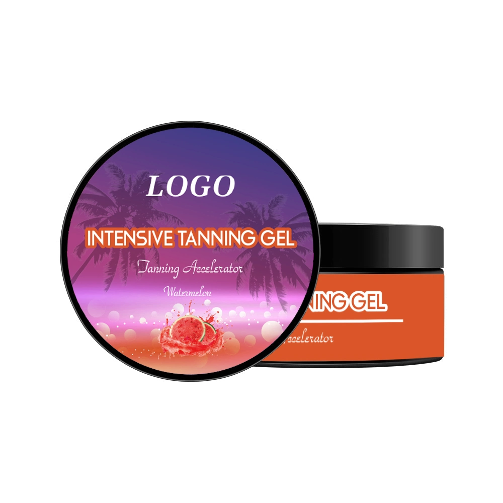 Beauty Cosmetics Skin Care Private Label Tanning Accelerator Gel Sunbed Tanning Cream