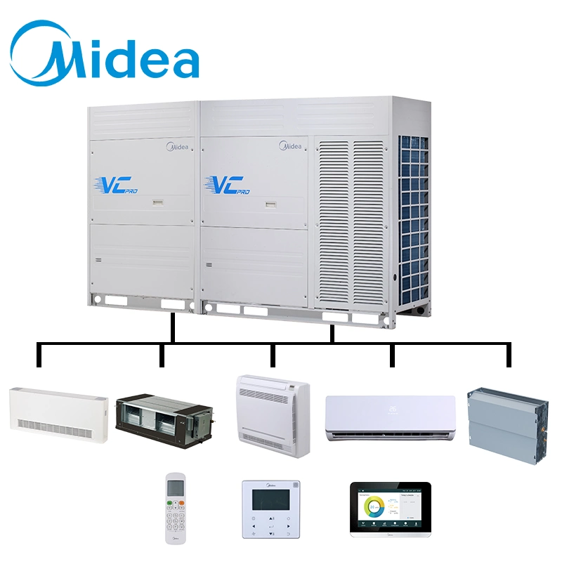 Refroidissement de la série MIdea VRF PRO uniquement et mini VRF Climatiseur pompe à chaleur climatiseur climatiseur climatiseur avec intérieur Multi VRF Unités AC unités pour l'immeuble de la banque