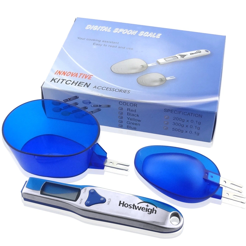 MOQ 100PCS OEM Digital Spoon Scale Friendly Plastic 500g/0.1g