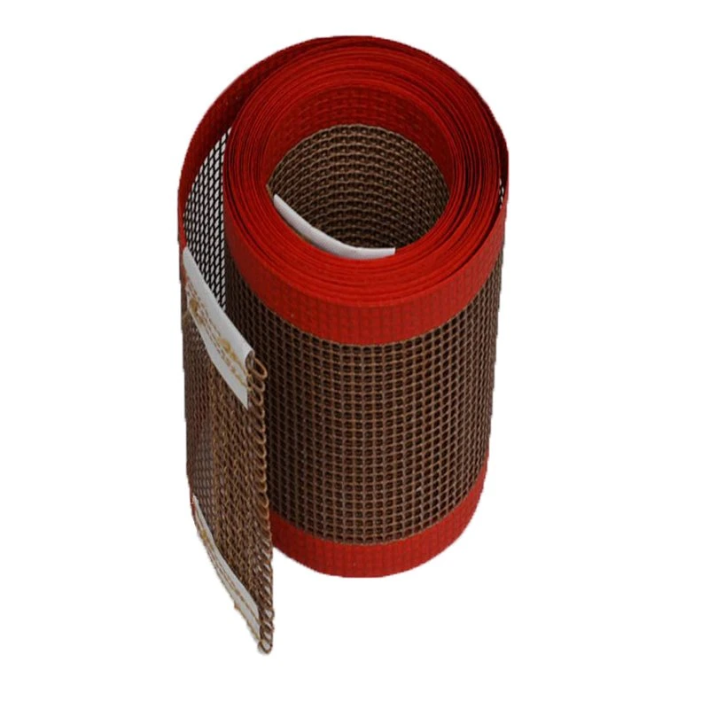 Heat Resistant Non Stick PTFE Coating Open Mesh Conveyor Belt