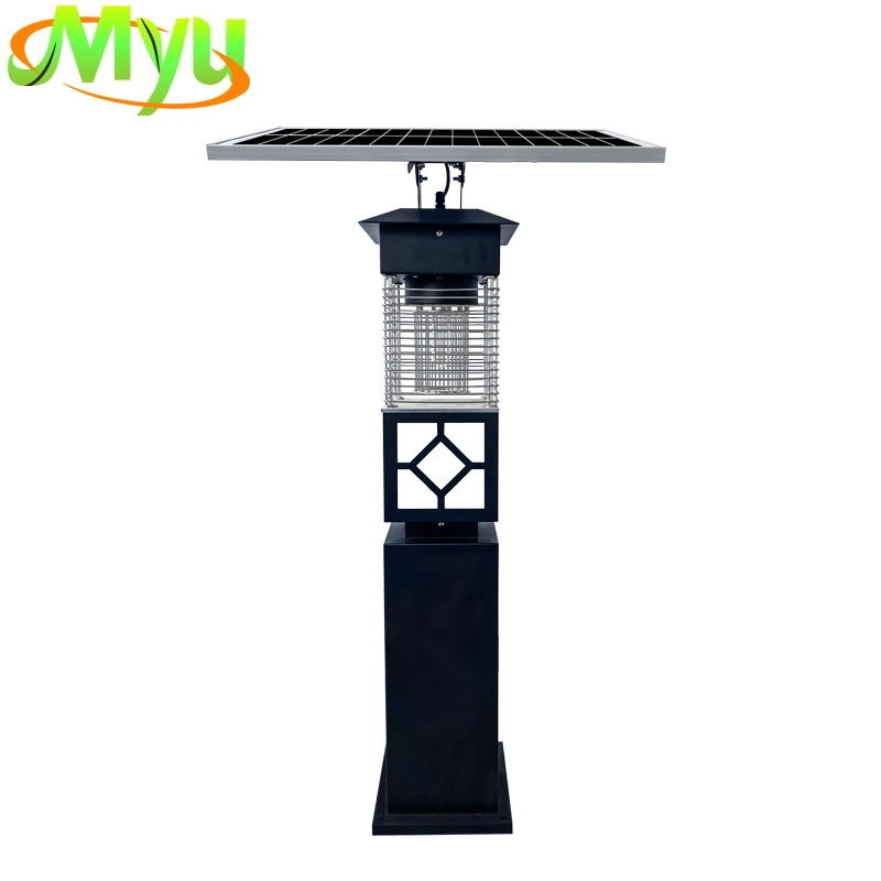 Upgrade Lithium Batteries Solar Panel Charging Waterproof Outdoor Use Mosquito Killer Lamp