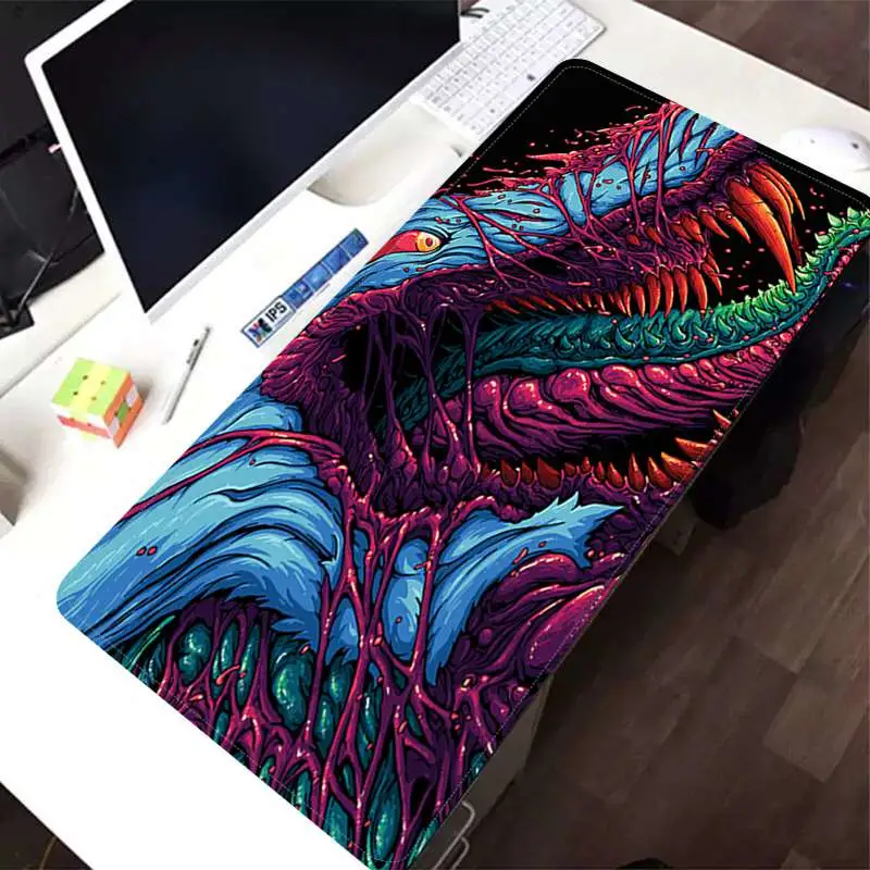 Game 900X400mm Hyper Beast XL Large Locking Edge Gaming Mouse Pad CS Go Keyboard Rubber Mousepad Wrist Rest Table Computer Mat