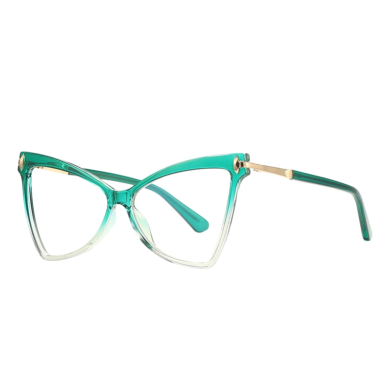 Tr90 Ladies Eyeglasses Sfashion Big Face Anti-Blue Light Glasses Eyewear Factory Wholesale/Supplier Optical Frame