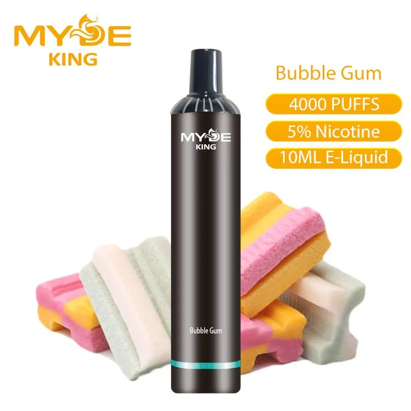 Pen Style 2022 Myde King 4000puffs Disposable E Cigarettes with 650mAh Battery From Vape Factory