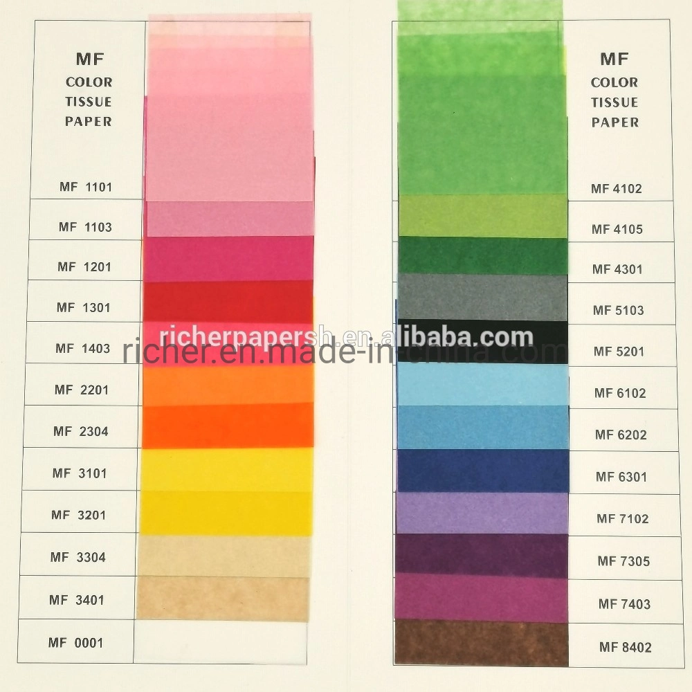 Colorful Tissue Paper Plain Color for Gift Wrapping and Decoration