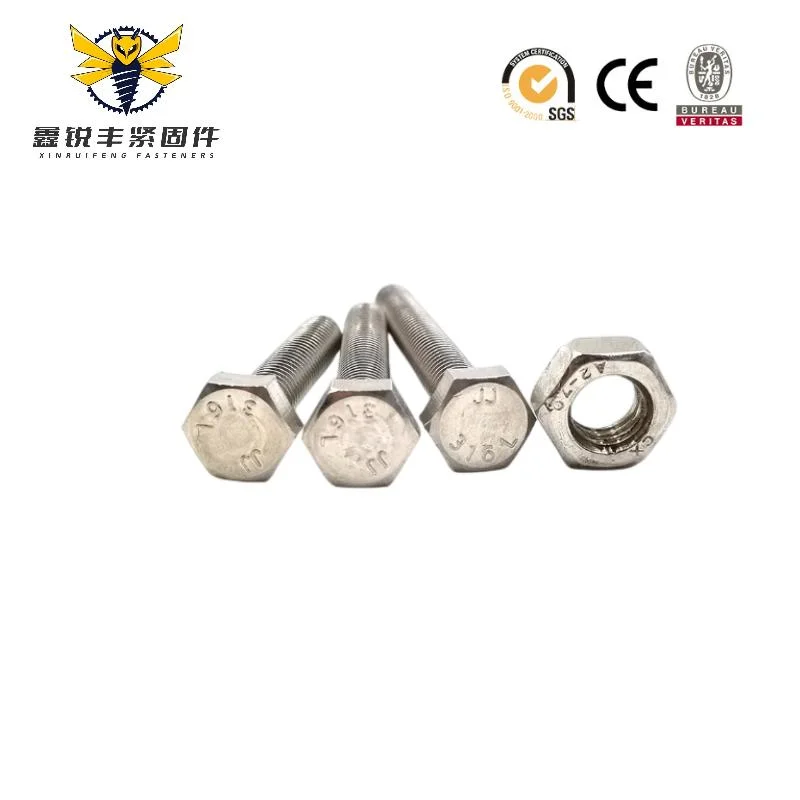 Grado 8,8 10,9 ASTM A325 Alta resistencia DIP caliente galvanizado Perno hexagonal y tuercas