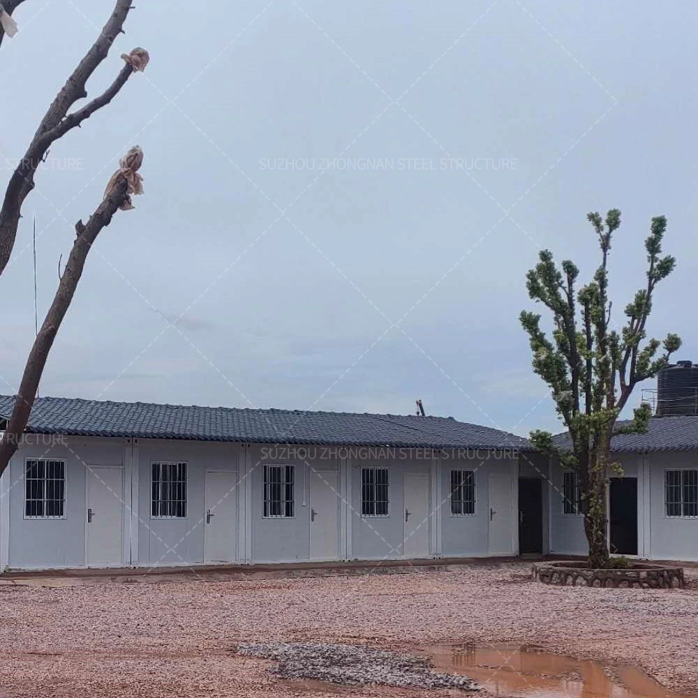 Affordable Cheap Steel Frame Modern Prefab Homes Office/Staff Quarters for Sale