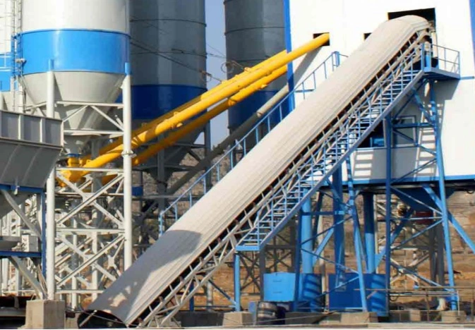 Factory Price 25 ~240m3/H Belt Conveyor Type Wet Ready Mixed Concrete Mixing Batching Plant with Steel Cement Silo (HZS)