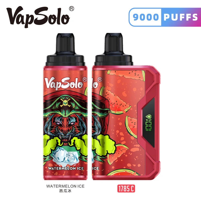 Пафеты VAPSolo 10K одноразовая E-Cigarette Light Vape Randm Tornado 9000 Оптовая торговля I Vape EU Warehousue