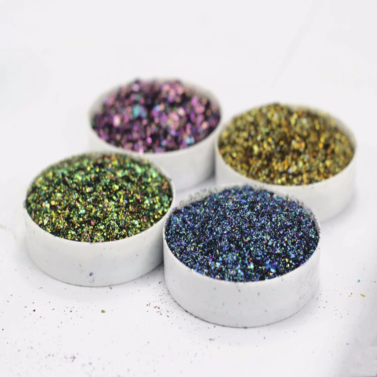 Cosmetics Aluminum Chroma Flakes Glitters Powder for Nail Art