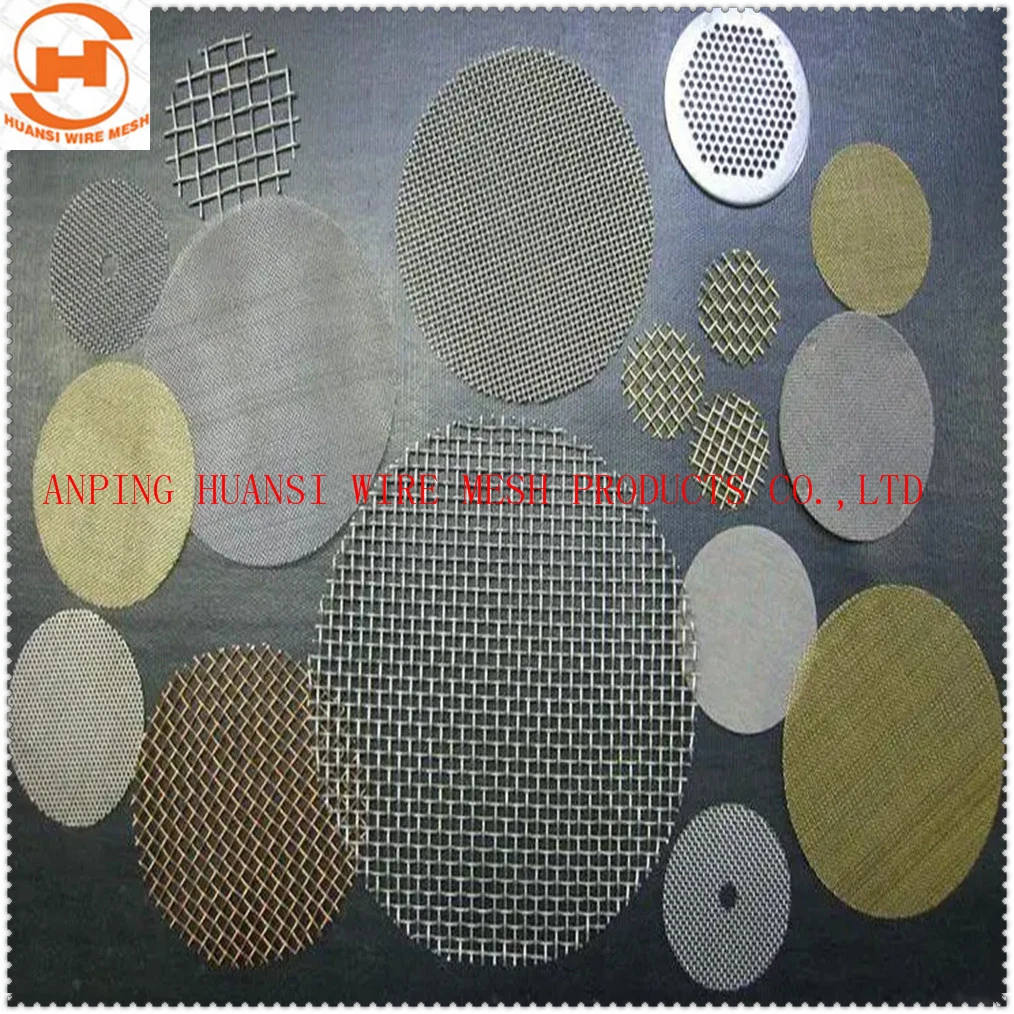 Spot Welded or Edging Woven Wire Mesh Filter Discs