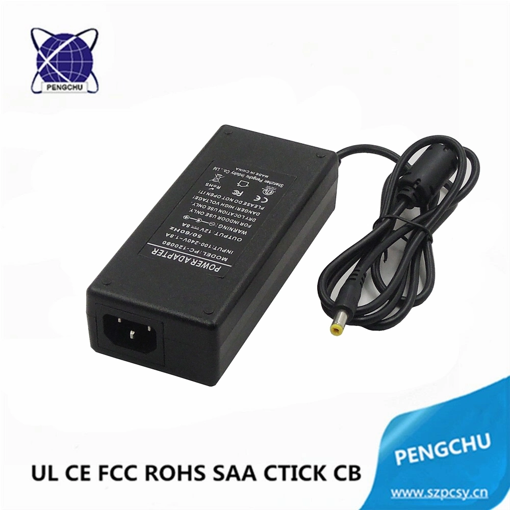 Desktop 24V 100W AC DC adaptador de alimentación de conmutación de sobremesa con UL CE FCC ROHS SAA CB PSE