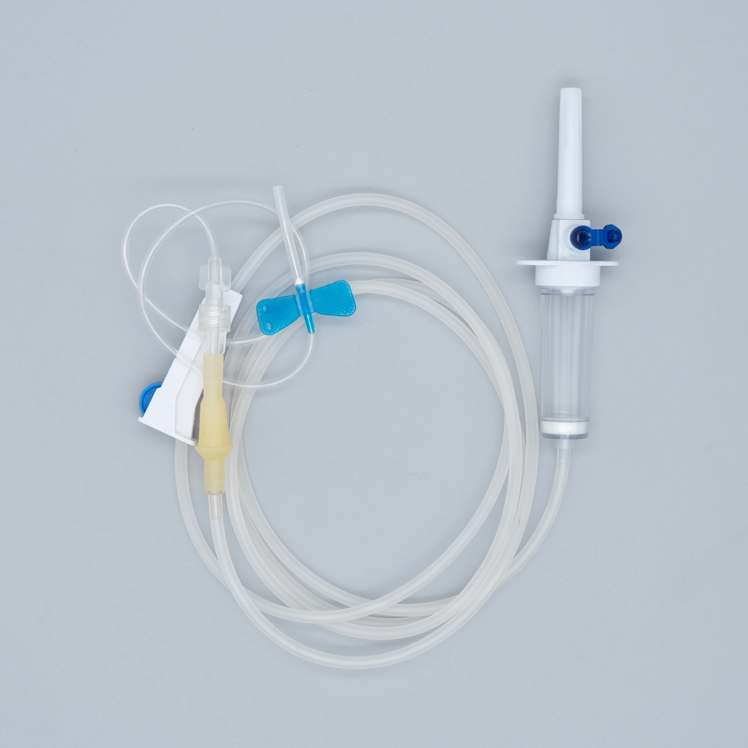 Disposable IV Infusion Set Giving with Syringe Needle Ce ISO Steril Medical Instrument