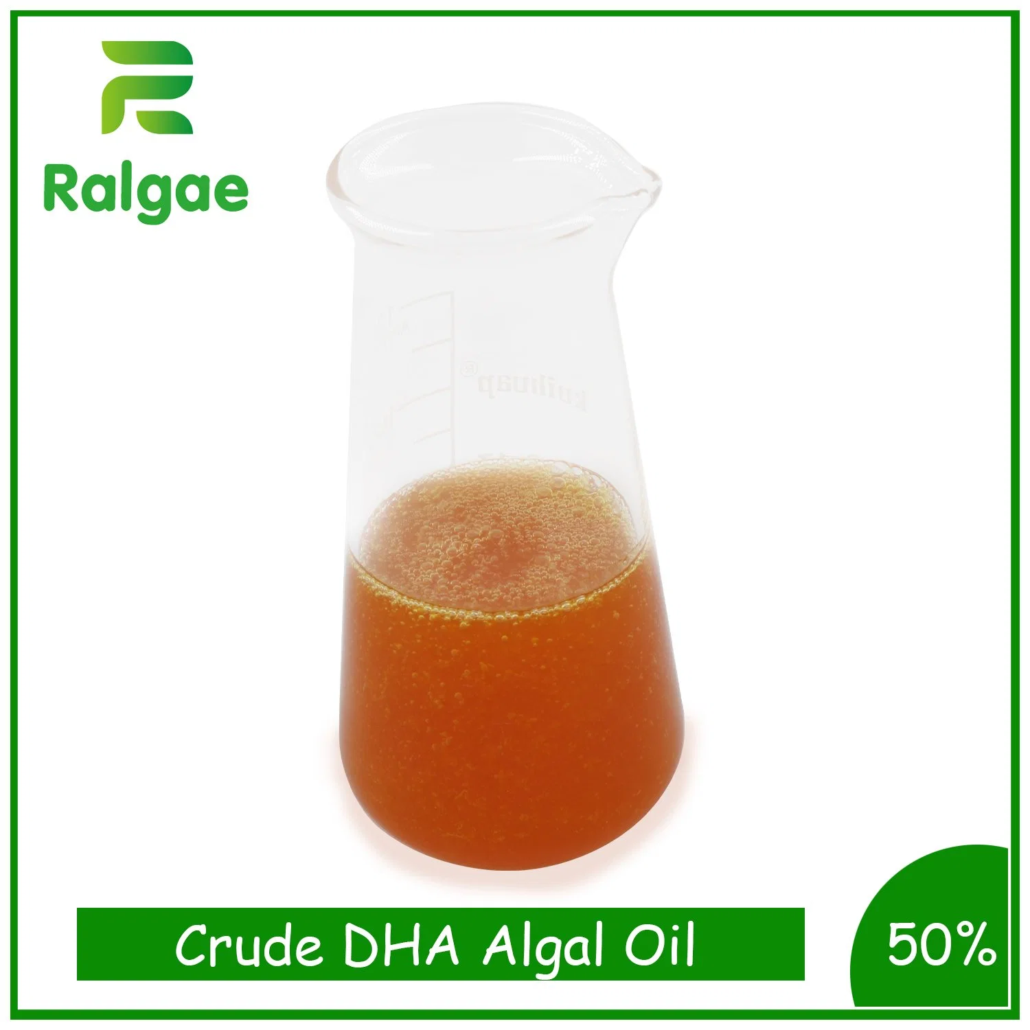 Aceite de algas crudo Grado 45% DHA para aditivo de alimentación animal CAS6217-54-5