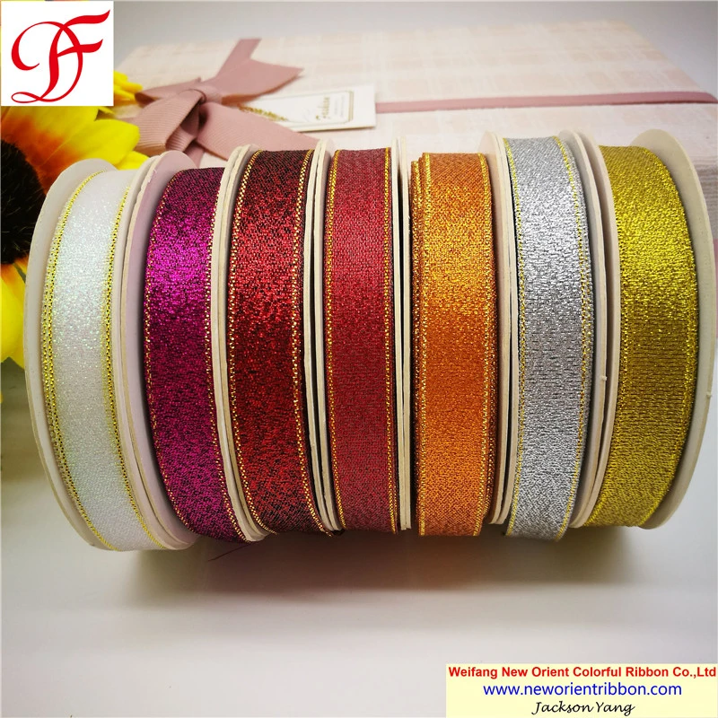 Top and Stable Quality of Color Metallic Ribbon at Most Competitive Price for Gifts/Wrapping/Holiday/Decoration/Garment Directly From Leading Factory in China