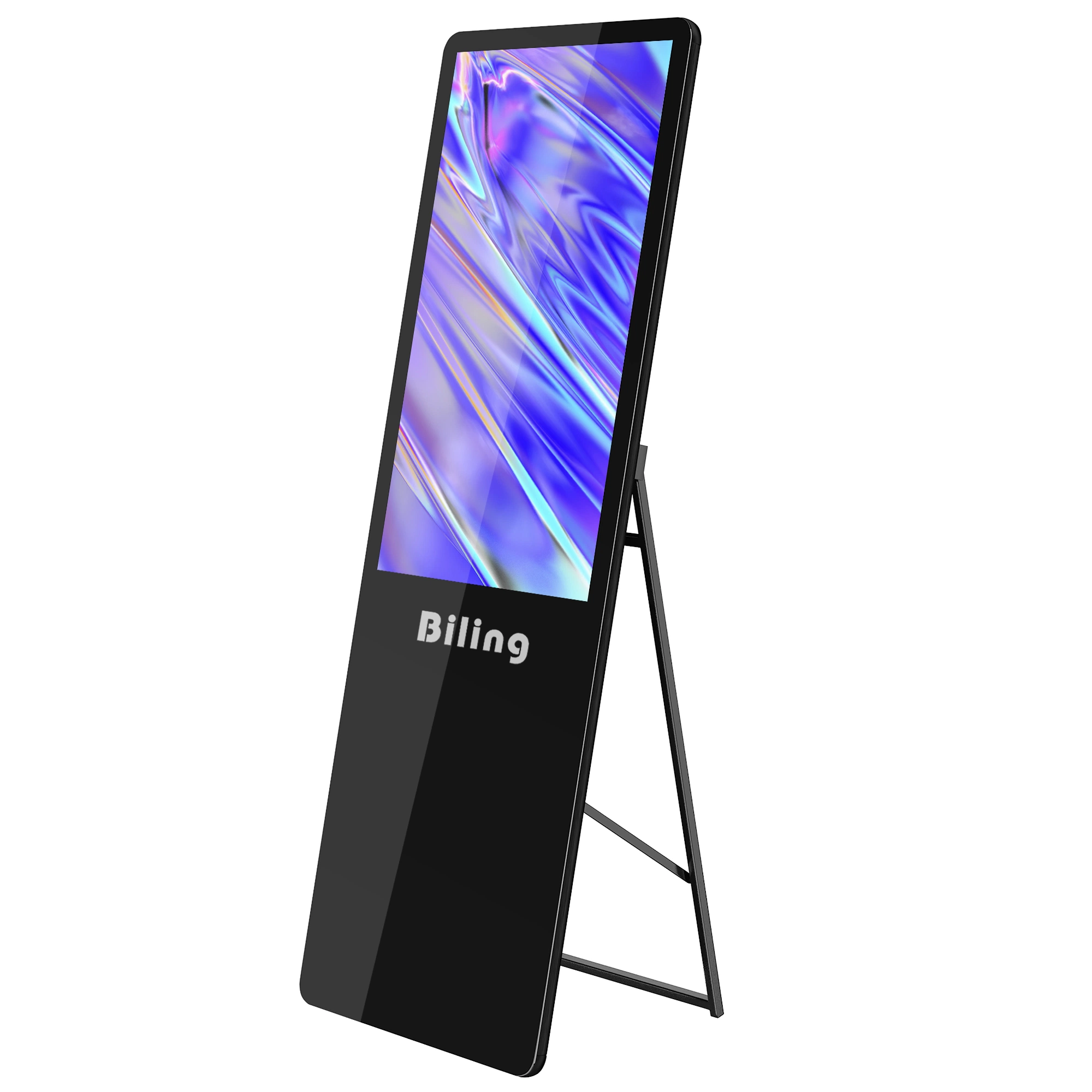 Interaktive LCD Adventising Monitore Tragbare LCD Digital Signage 43 Zoll Wandmontage Werbung Standalone Ad Player LCD Touchscreen Überwachen