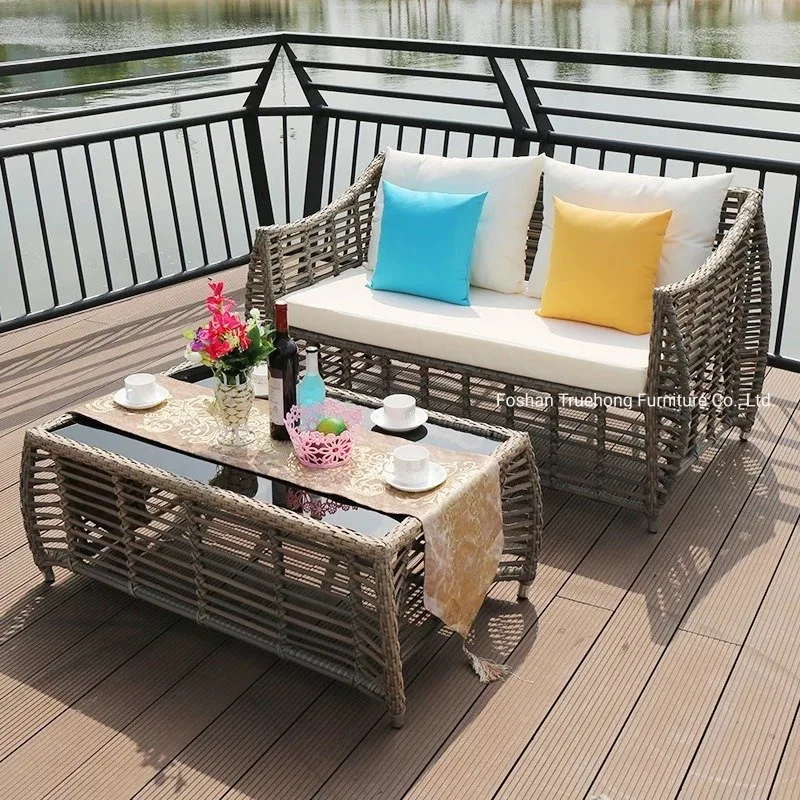 Wholesale/Supplier Outdoor Furniture Professional Hotel Outdoor Furniture Garden PVC Rattan Sofa Set