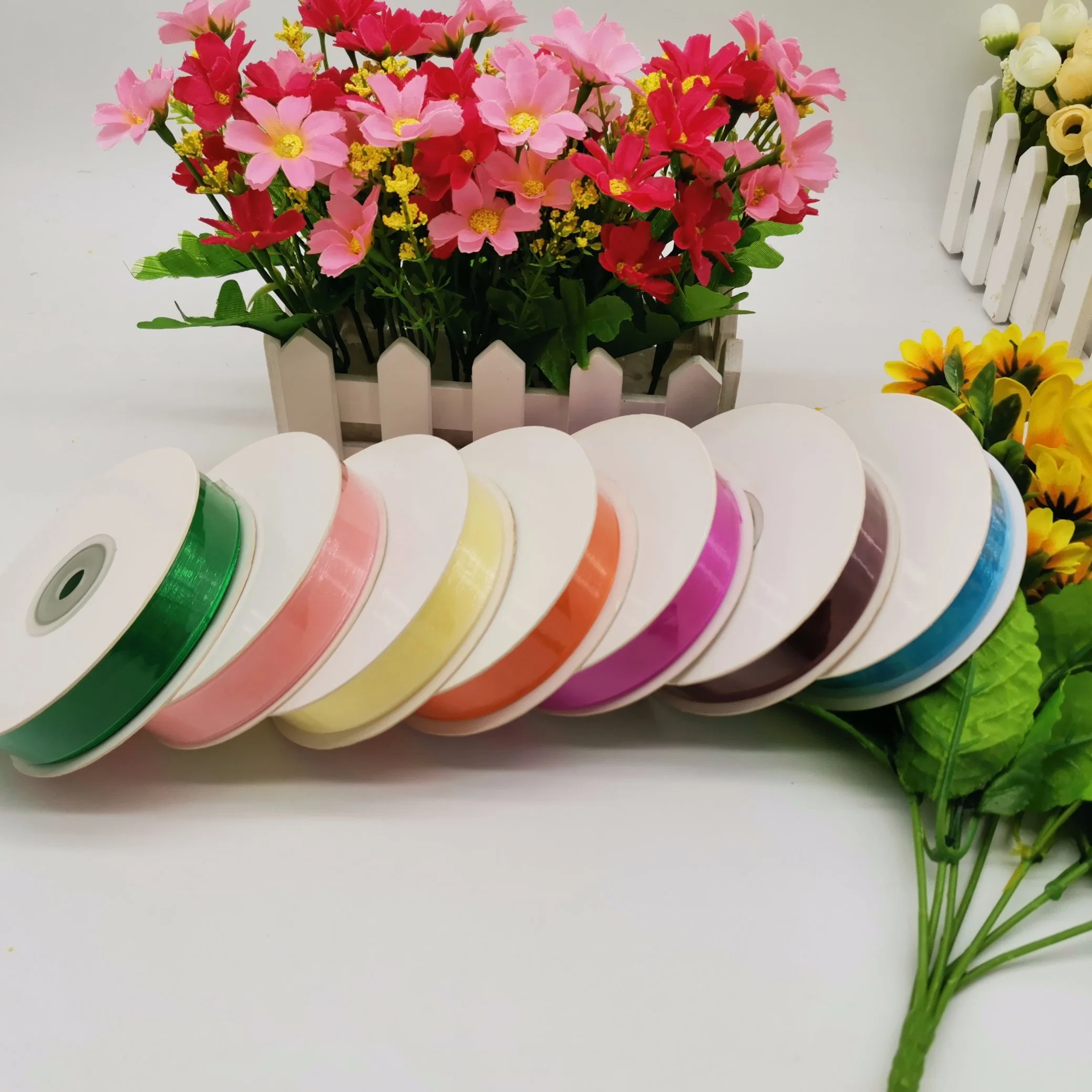 Nylon Organza Ribbon with Different Packing for Wrapping/Gift Packing